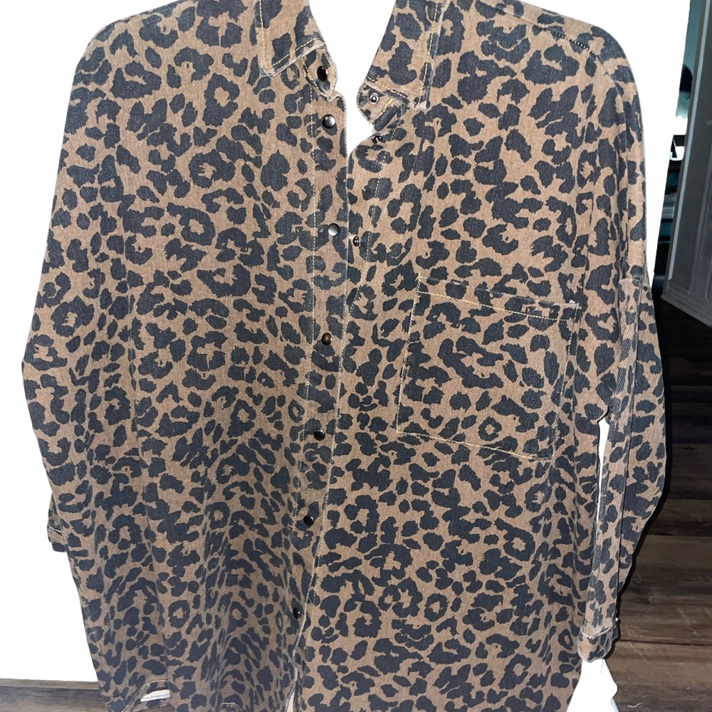 Boutique leopard print jacket